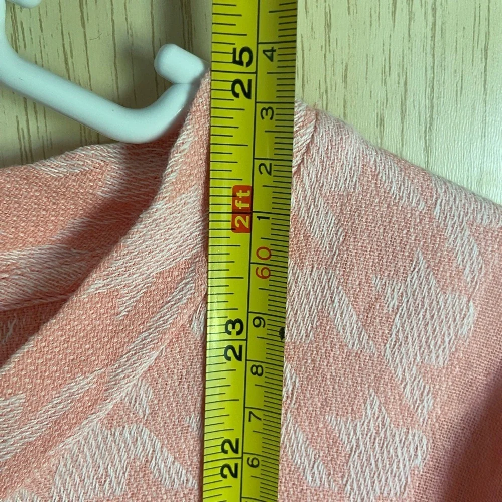 Cecilia Copenhagen Pink Handloom Keffiyeh Pattern Boxy Blouse $329 Medium - Picture 7 of 11